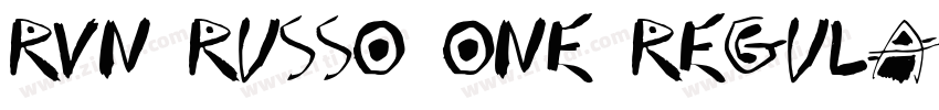 RVN Russo One Regula字体转换 RVN Russo One Regula字体转换